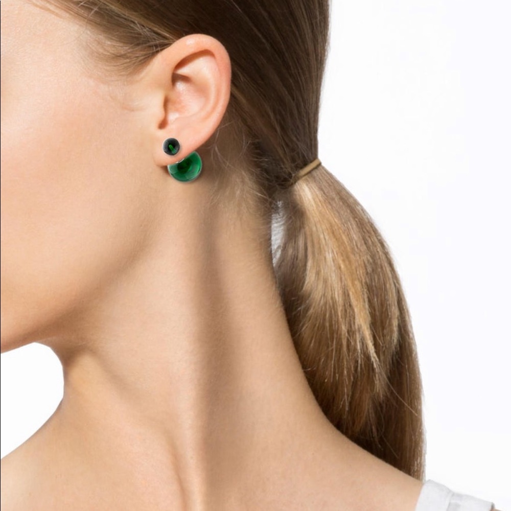 COPY - ONE Dior Green Mise en Dior Tribal Earring
